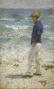Henry Scott Tuke Looking out to sea oil painting artist